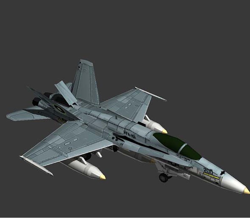 钦州3D f18舰载战斗机 (2)